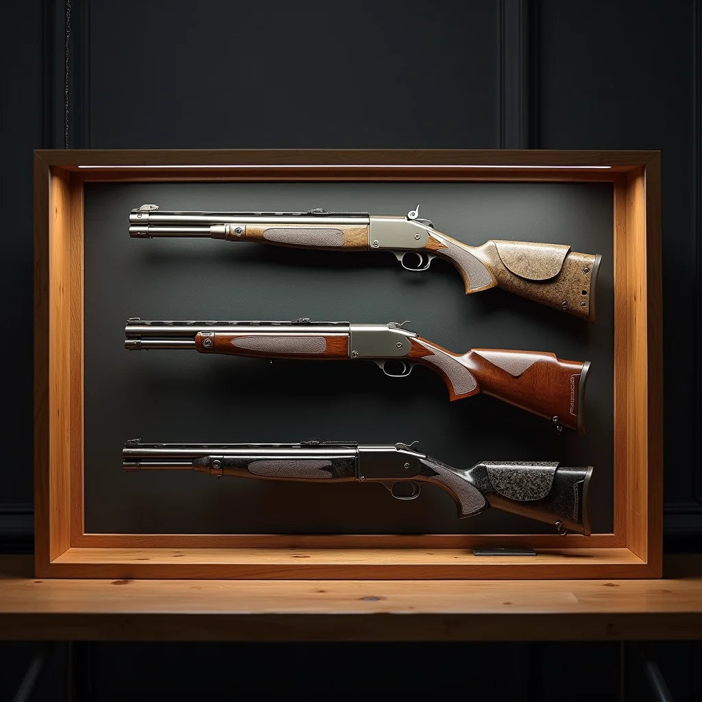 Display Stand For Mini Guns - Display Stands for Mini Guns Secure Showcase Save Space