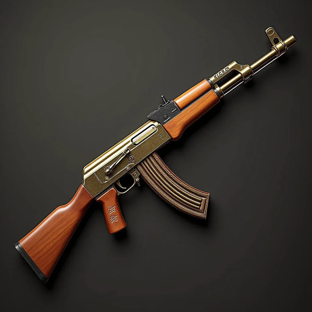 AK-47 Gold Replica - AK-47 Gold Replica A Stylish Collectible Display Guide
